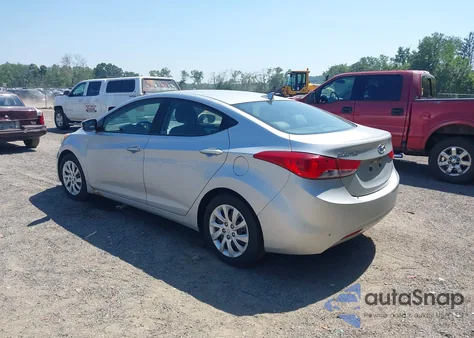 2012 Hyundai Elantra Gls/Limited from USA, damaged, VIN 5NPDH4AE4CH066974